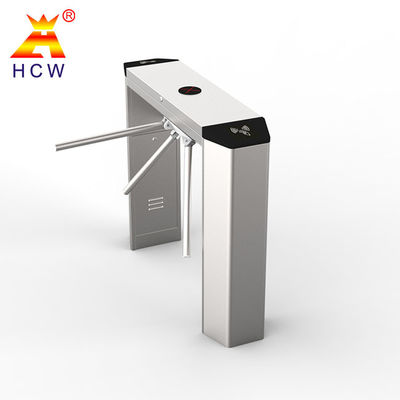 240V Bridge Type Tripod Turnstile Gate 304 Stainless Steel For Train Station