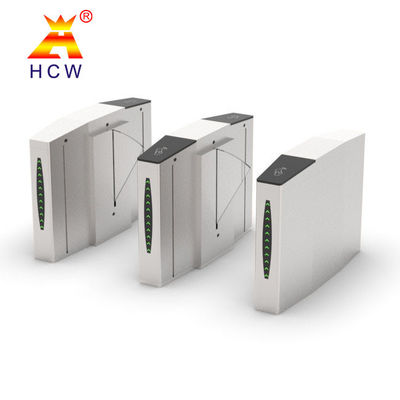 304 Stainless Steel Flap Barrier Turnstile 850mm Channel Width