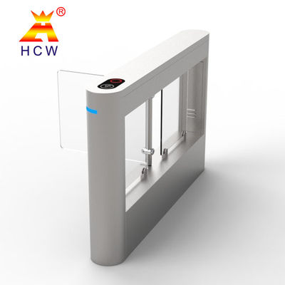 Pedestrian Swing Turnstile Gate 304 Stainless Steel Cabinet With Face Recognition