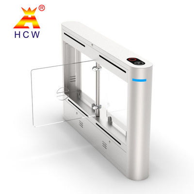 Pedestrian Swing Turnstile Gate 304 Stainless Steel Cabinet With Face Recognition