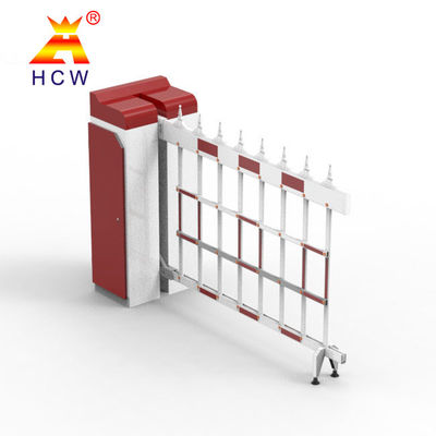 Intelligent Parking Lot Airborne Boom Barrier 160W Brushless DC Motor Fence Type