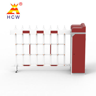 Intelligent Parking Lot Airborne Boom Barrier 160W Brushless DC Motor Fence Type