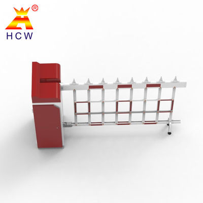 Intelligent Parking Lot Airborne Boom Barrier 160W Brushless DC Motor Fence Type