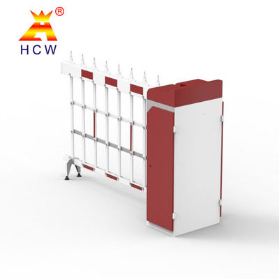 Intelligent Parking Lot Airborne Boom Barrier 160W Brushless DC Motor Fence Type