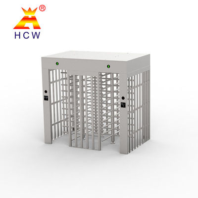 AC220-240V Full Height Security Turnstile OR code Revolving Entrance Gate