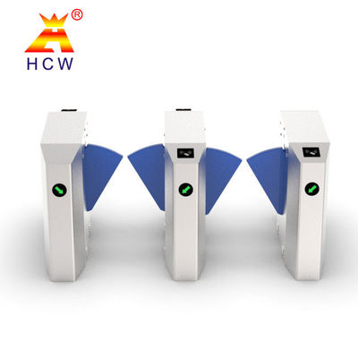 Airport SS304 Flap Barrier Turnstile Pedestrian Access Control System