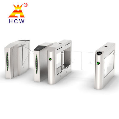 25W Pedestrian Turnstile Gate SS304 Wing Gate Kindergarten Access Control System