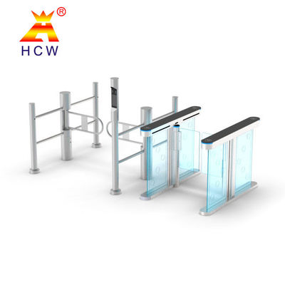 AC220V Swing Barrier Gate Bridge Type Single / Two Way Pedestrian Swing Turnstile Gate