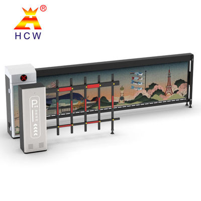 Parking Advertising Barriers Supports License Plate Recognition / Face Recognition