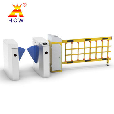 IP65 Flap Barrier Turnstile Dynamic Temperature Measurement Face Recognition