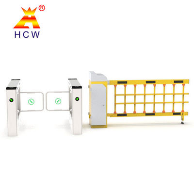 Pedestrian 0.5 Seconds Swing Barrier Turnstile SS304 With Face Recognition