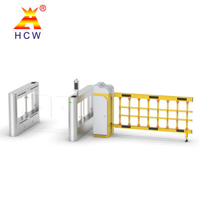 Luxury Small Swing Turnstile Gate RS485 / RS232 communication For Community Scenic Gym