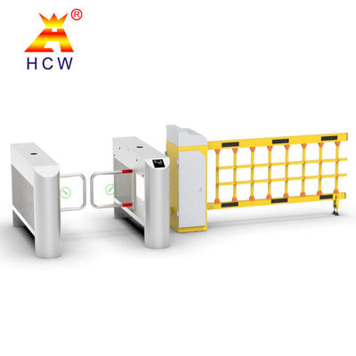 Temperature Measurement Swing Turnstile Gate 600mm With Face Recognition System
