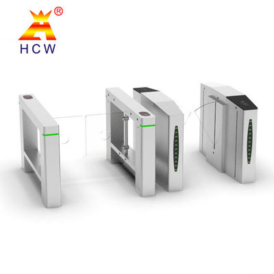 Smart RFID Card Flap Turnstile Gate Pedestrian Access Control For Gym
