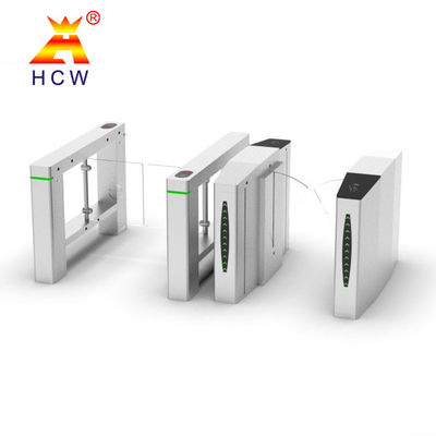 Smart RFID Card Flap Turnstile Gate Pedestrian Access Control For Gym