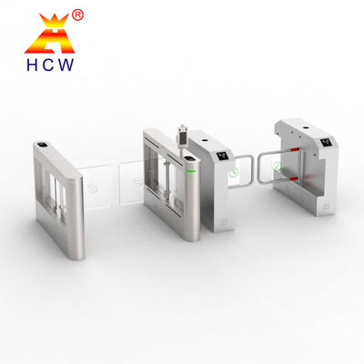 Mechanical Swing Barrier Turnstile FRID Card Access Control 304 Stainless Steel