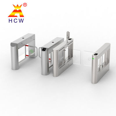 IP44 Swing Barrier Turnstile 40W Stainless Steel 304 Pedestrian Turnstile Gate