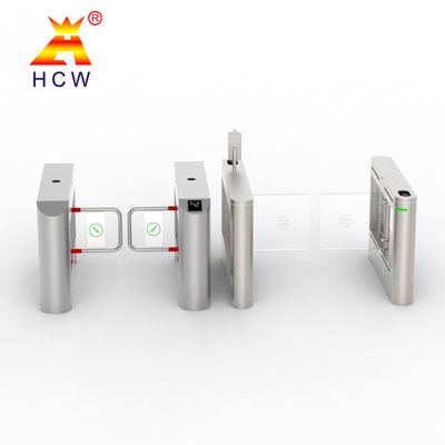 IP44 Swing Barrier Turnstile 40W Stainless Steel 304 Pedestrian Turnstile Gate