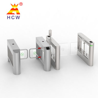 IP44 Swing Barrier Turnstile 40W Stainless Steel 304 Pedestrian Turnstile Gate