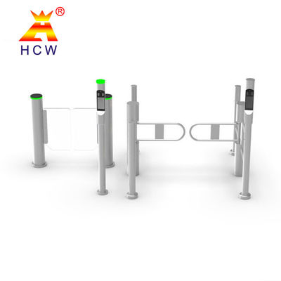 1S Turnstile Swing Gate Supermarket Entrance Turnstile With Face Fingerprint Recognition