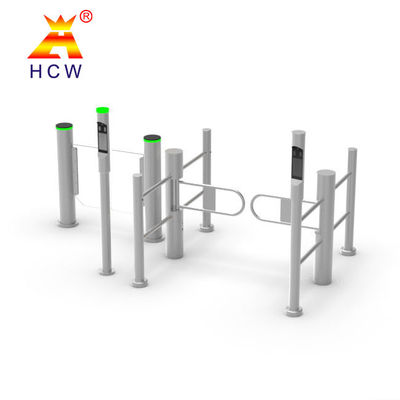 1S Turnstile Swing Gate Supermarket Entrance Turnstile With Face Fingerprint Recognition
