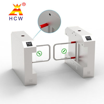 Anti Rush Face Recognition Turnstile Single Pole 500mm Width Swing Barrier Gate