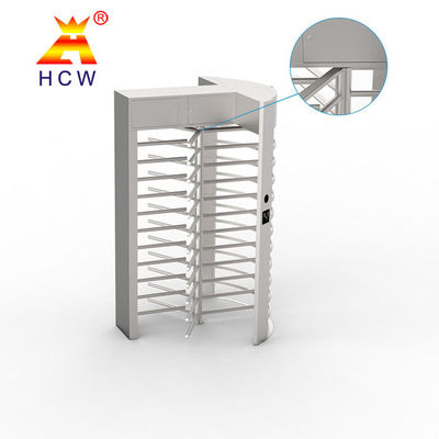 Revolving Full Height Turnstile Gate RFID 2D Readers For Pedestrian