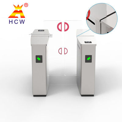 304 Stainless Steel Sliding Turnstile Barrier Gate High Security Infrared Anti Pinch
