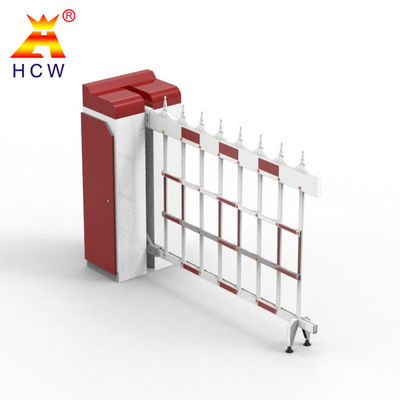 Electronic RFID Car Parking Barrier Gate Road Crash Barrier With LPR System