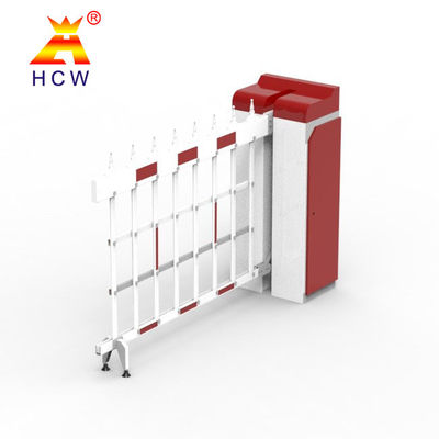 Electronic RFID Car Parking Barrier Gate Road Crash Barrier With LPR System