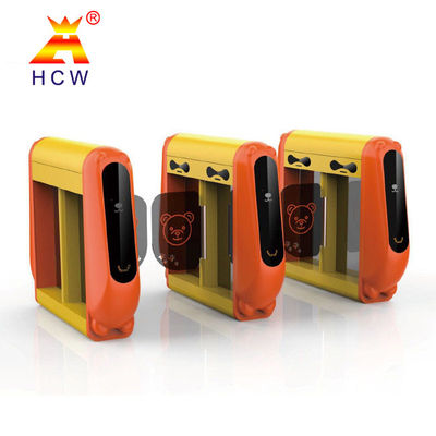 Tickets Scanning Office Security Gates IP66 Swing Gate Turnstile With Face Recognition