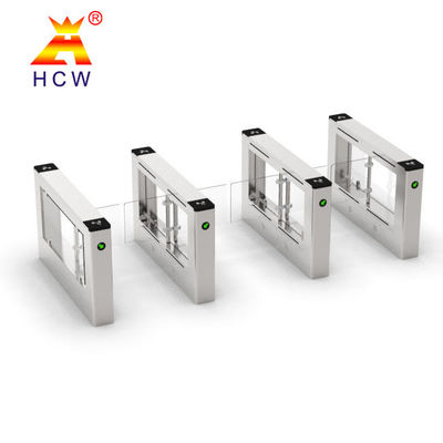 OEM / ODM Mechanical Swing Barrier Stainless Steel Train Station Turnstile