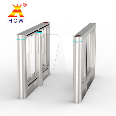 500-600mm Channel Width QR Code Face Recognition Turnstile 30W Swing Barriers