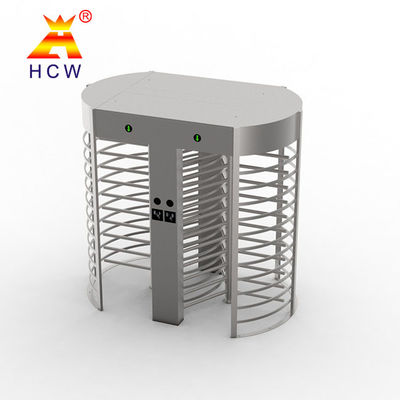 Automatic Systems SS316 Full Body Turnstile Single Access 600mm Fence Length