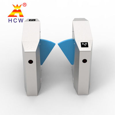 IP56 Waterproof Flap Barrier Turnstile System AC230V 35 People / Minute