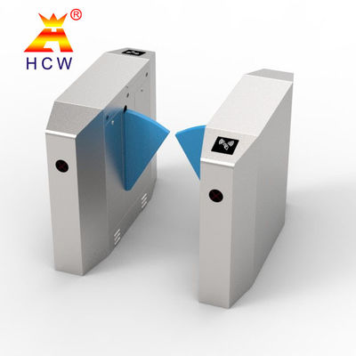IP56 Waterproof Flap Barrier Turnstile System AC230V 35 People / Minute