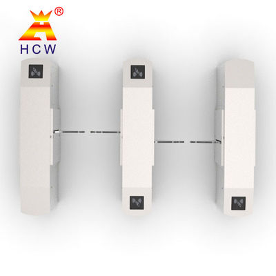 RS485 Interface Retractable Flap Barrier QR Code Turnstile 25W