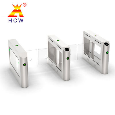 Face Recognition Swing Barrier Turnstile Entry Systems 30-45 Person / Min