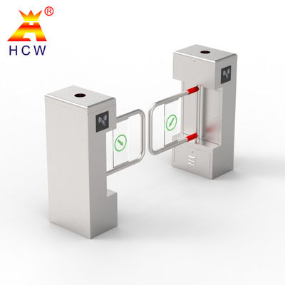 Vertical Portable Swing Barrier Turnstile Half Height 600-900mm Arm Length