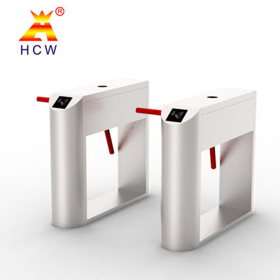 QR Code RFID Reader Train Station Turnstile 40 Persons / Minute Three Arm Turnstile