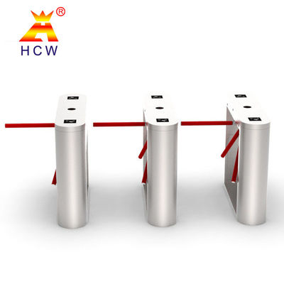 IP67 Office Security Manual Turnstile Gate Bidirectional Low Noise