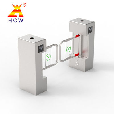RFID/IC Entrance Waist Height Turnstile Fingerprint Swing Barrier Gate Entrance