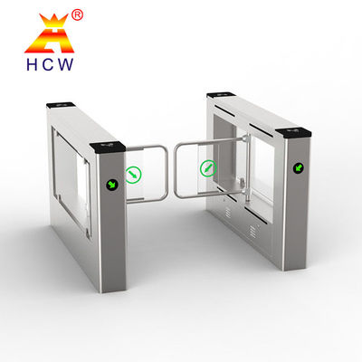IP44 Face Recognition Turnstile Swing Barrier Gate 300-500mm Arm length