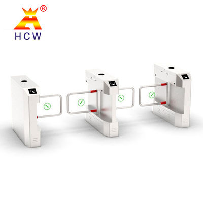 Waist High Security Turnstile RFID Turnstile Gate Access Control 40 Persons / Min
