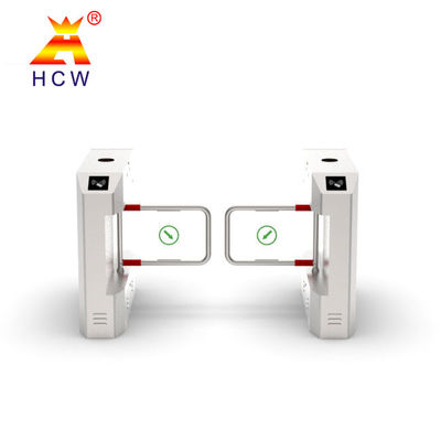 Waist High Security Turnstile RFID Turnstile Gate Access Control 40 Persons / Min
