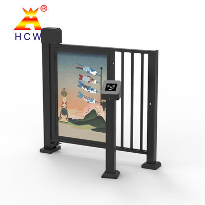 Aluminium Alloy Advertising Barriers Gate 220-240V Parking Lot Barrier Gate