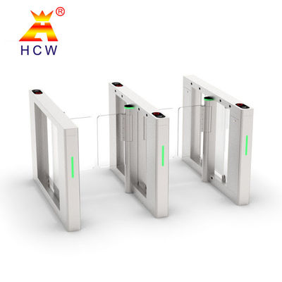 Face Recognition Barrier Turnstile Gate IP55 With LED Indicators