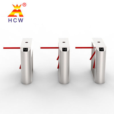 Access Control Half Height Barrier Turnstile Gate 50HZ Support QR / Bar Code