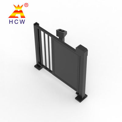 Smart Advertising Barriers Gate 120W Access Control Barrier Gate 990mm height