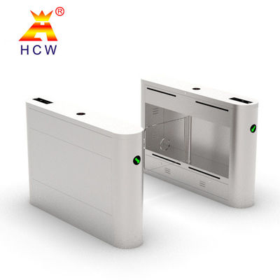 SS304 Pedestrian Access Control  Barrier Turnstile Gate 3.6cm Card Reading